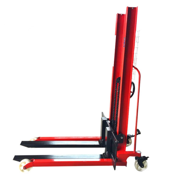 Hand forklift manual pallet stacker with factory price