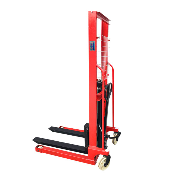 2T Portable Hydraulic Manual Hand Forklift Pallet Stacker 
