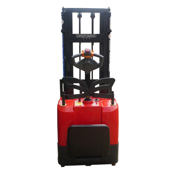 Lifting 1.6M fully electric pallet stacker forklift