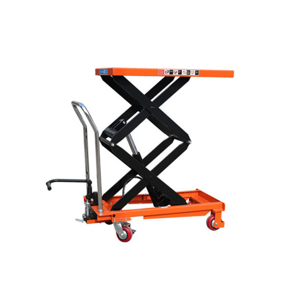 Hydraulic Motorcycle Lift Table with Foot Pad Lift Function - Raises Bikes from 13.25