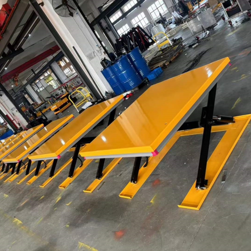 CE Certification 1700mm Height Scissor 1500kg Hydraulic Lift Tables 1.5ton Manual Lifter