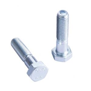 1/4-20 X 2 Natural Hex Head Bolts Partial Thread inch fasteners