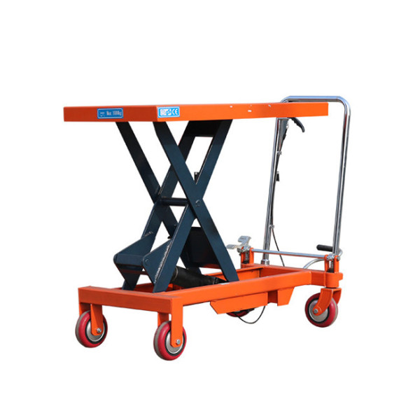 Hydraulic Table Cart - 1000-Lb. Capacity, 34 3/4in. Lift