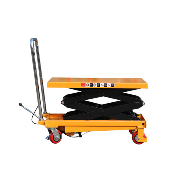 hydraulic hand crank platform scissor table lift equipment