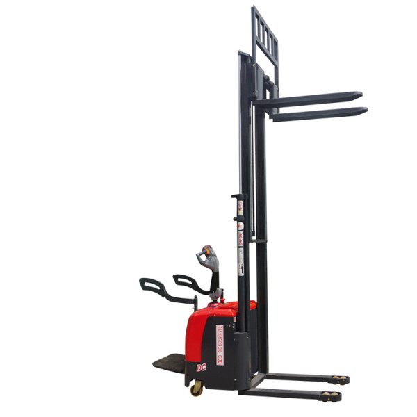 bridge construction machinery narrow aisle 3-way pallet stacker/electric forklift for sale 