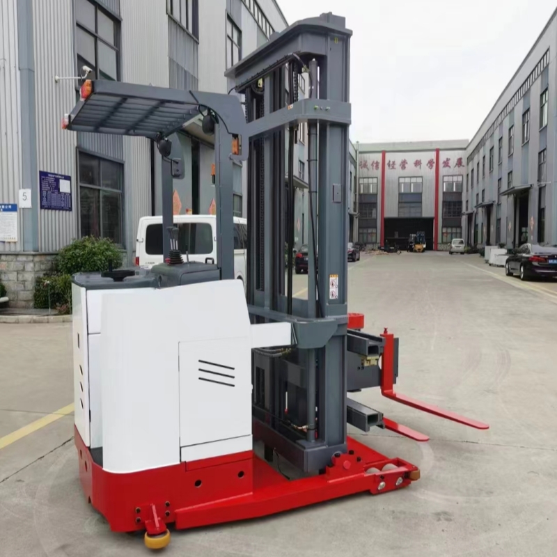 Electric Three Wheel Stand up forklift truck